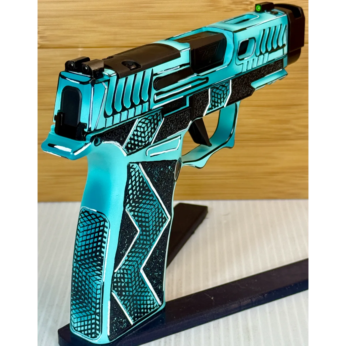 Custom Sig Sauer P365X Komodo Anime Blue Comp 9mm Pistol
