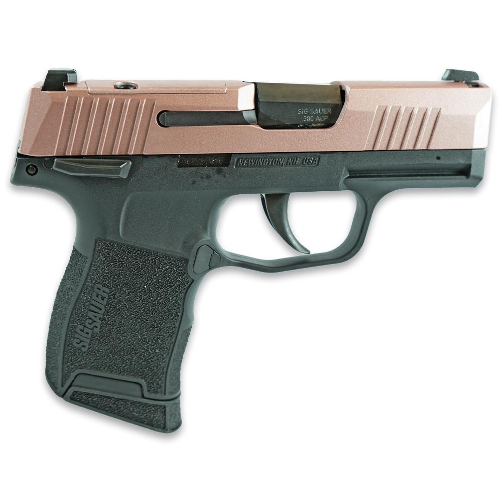 Sig P365-380 Rose Sparkle 380 ACP 3.1" 10rd Pistol Manual Safety