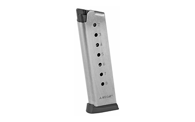 Mec-Gar 1911 45ACP 8 Round Stainless Magazine