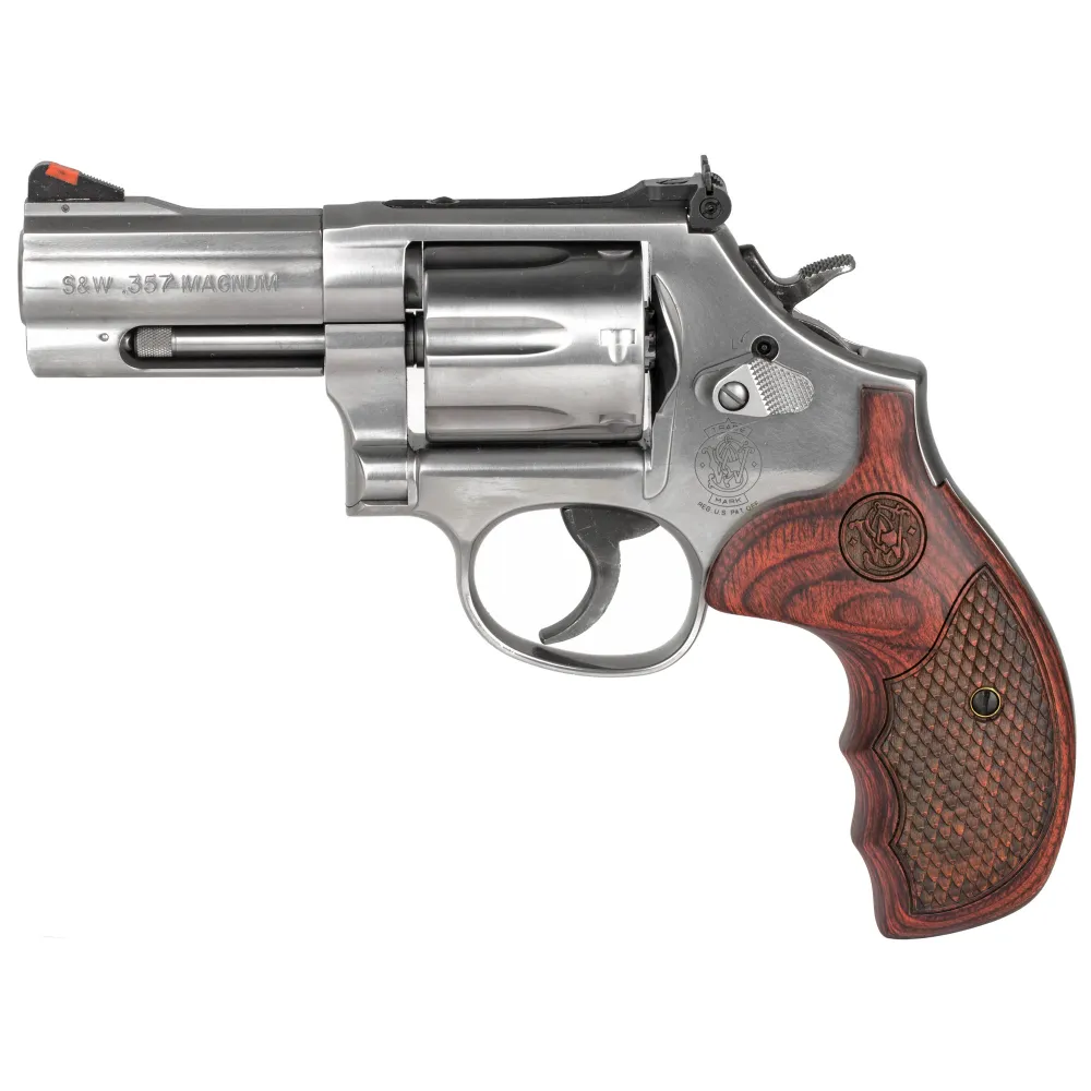 Smith & Wesson 686 Plus Deluxe Wood 357Mag 3"  7Rd Revolver
