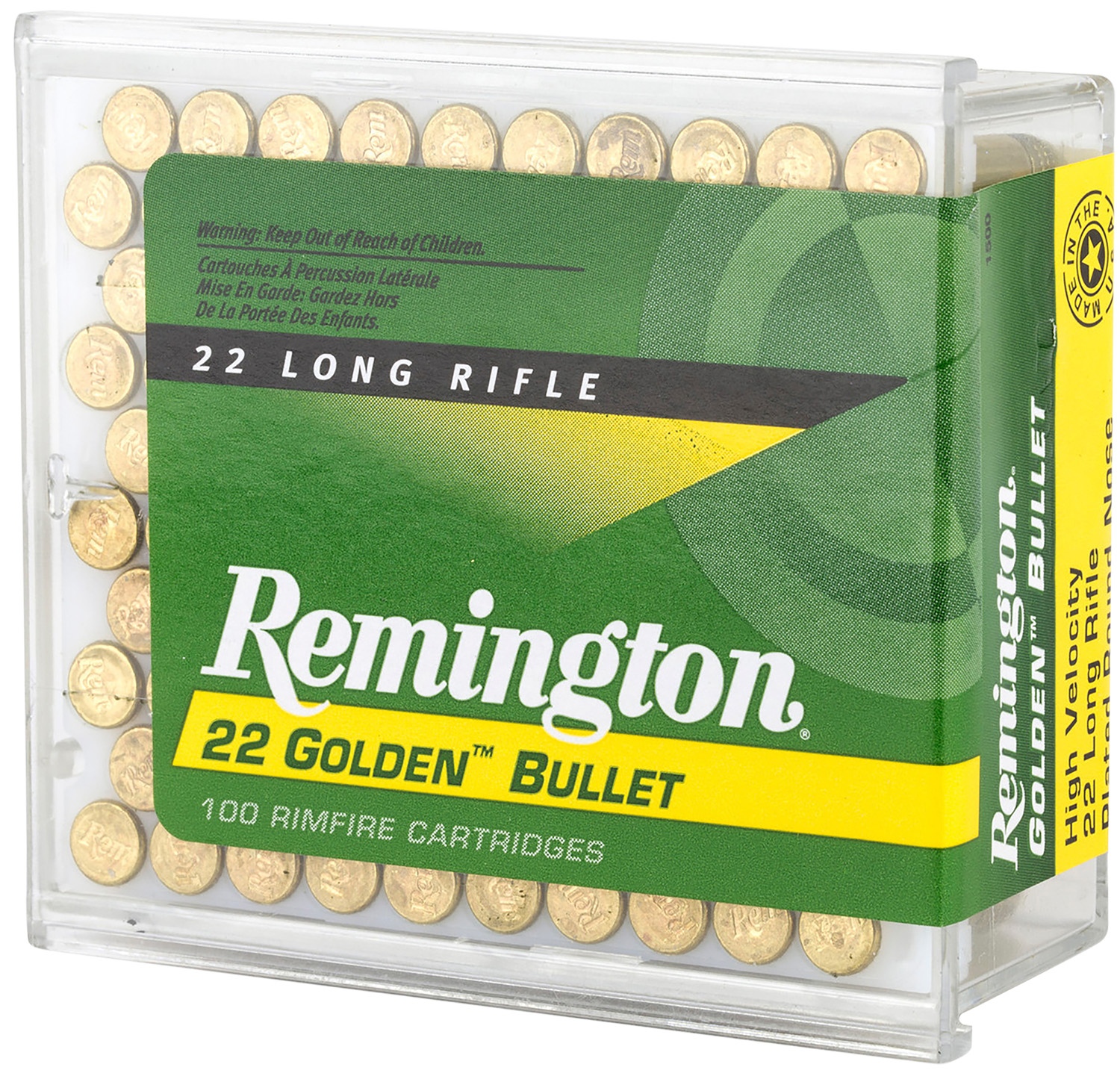 Remington Golden Bullet .22 LR 40gr LRN 100rd
