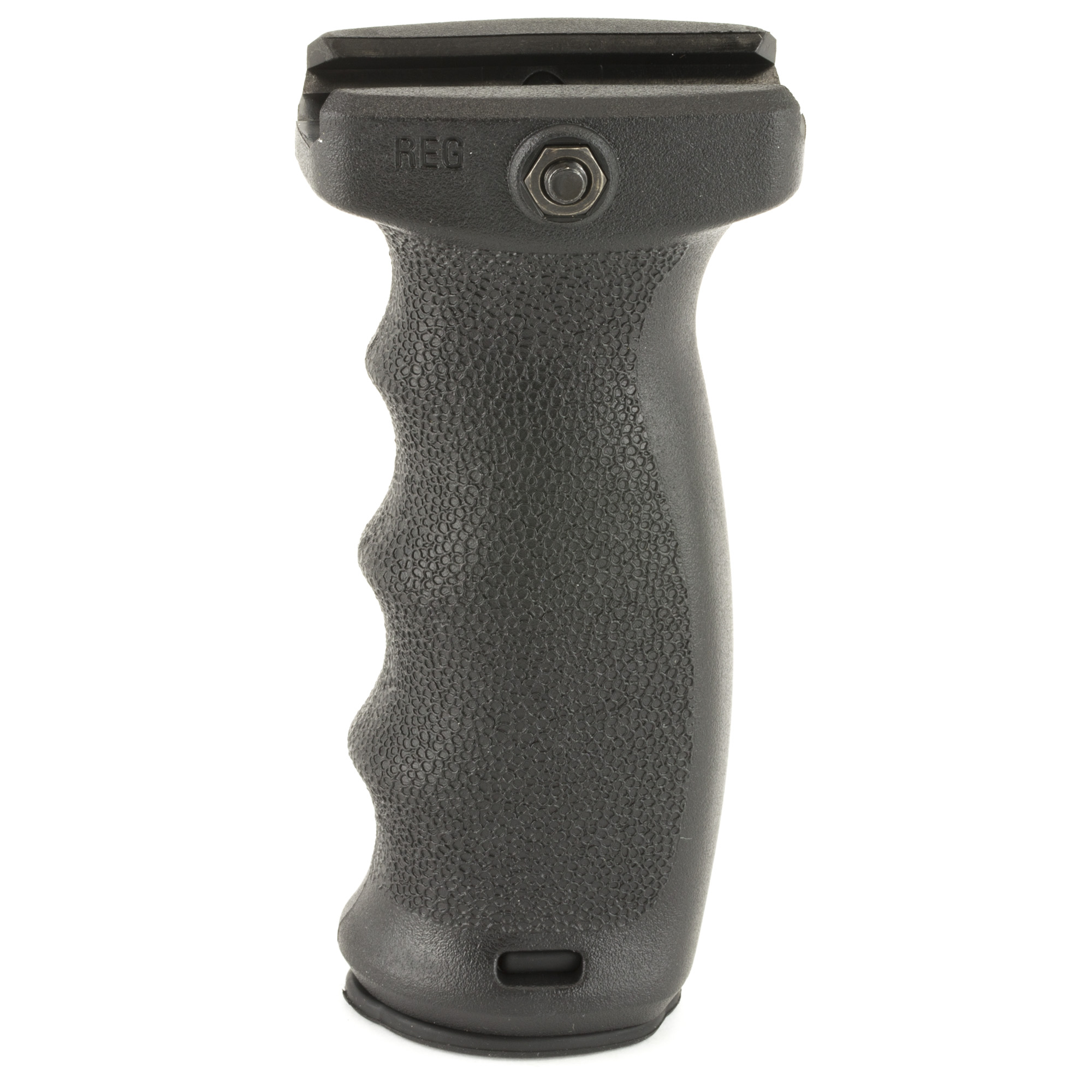 Mission First Tactical React Ergonomic Vertical Grip - Black Polymer