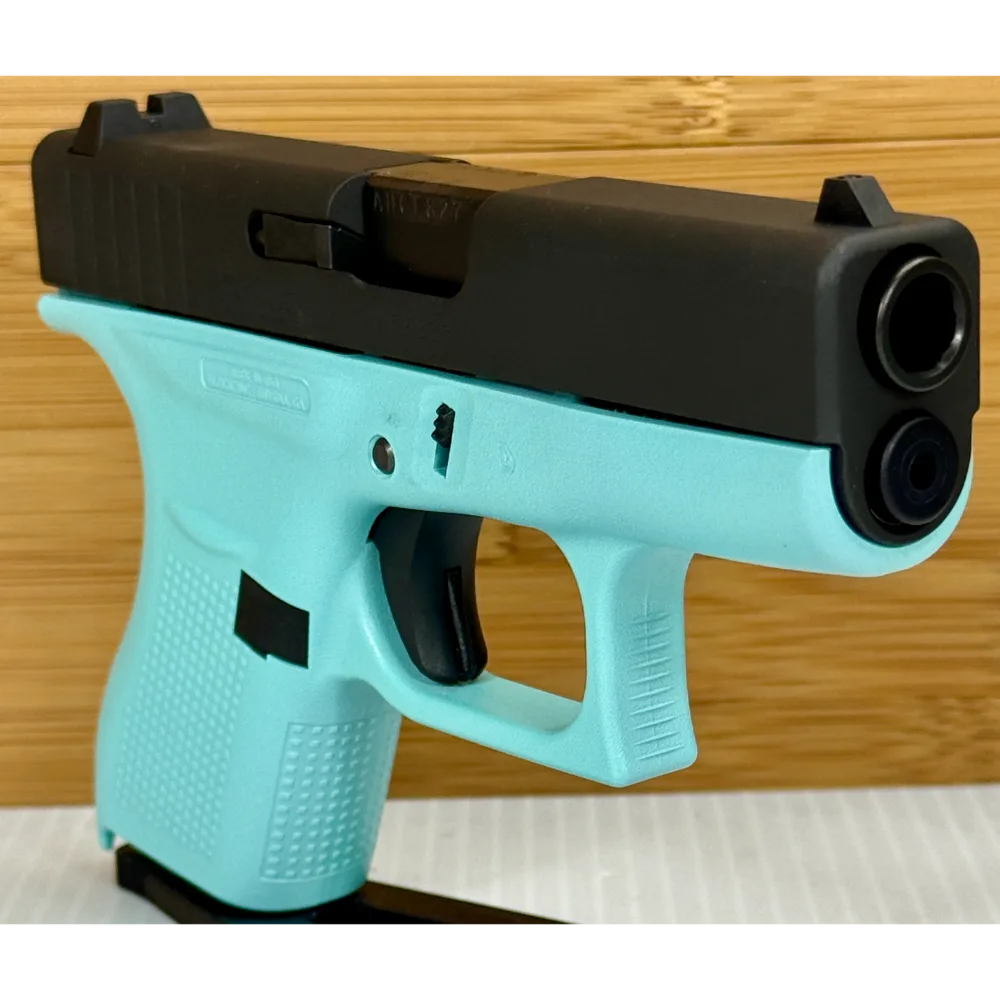 GLOCK 42 ROBINS EGG BLUE 380ACP 6RD PISTOL - image 4 of 7