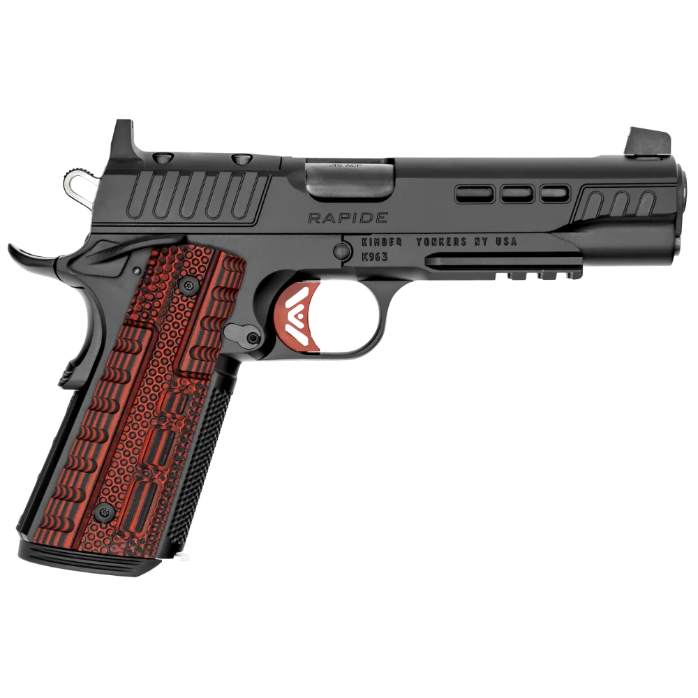 Kimber Rapide Heat 9mm 5.5" 9+1 OR Red G10 Black Frame