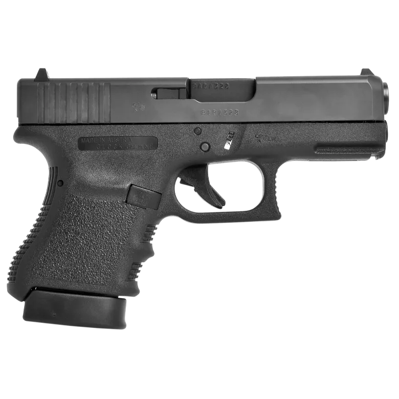 Glock 36 45 ACP 6 Round 3.78" Black Pistol