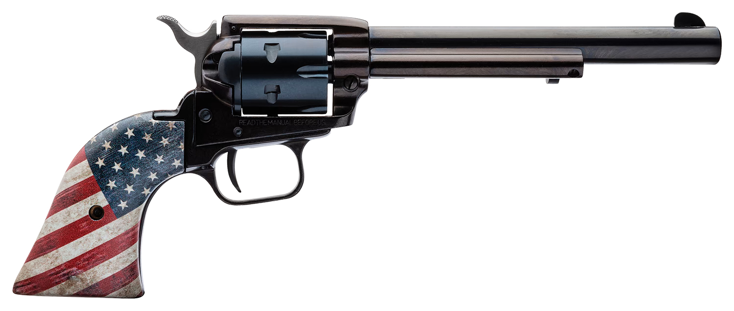 Heritage Rough Rider 22LR 6.5" US Flag Grip Revolver 6rd