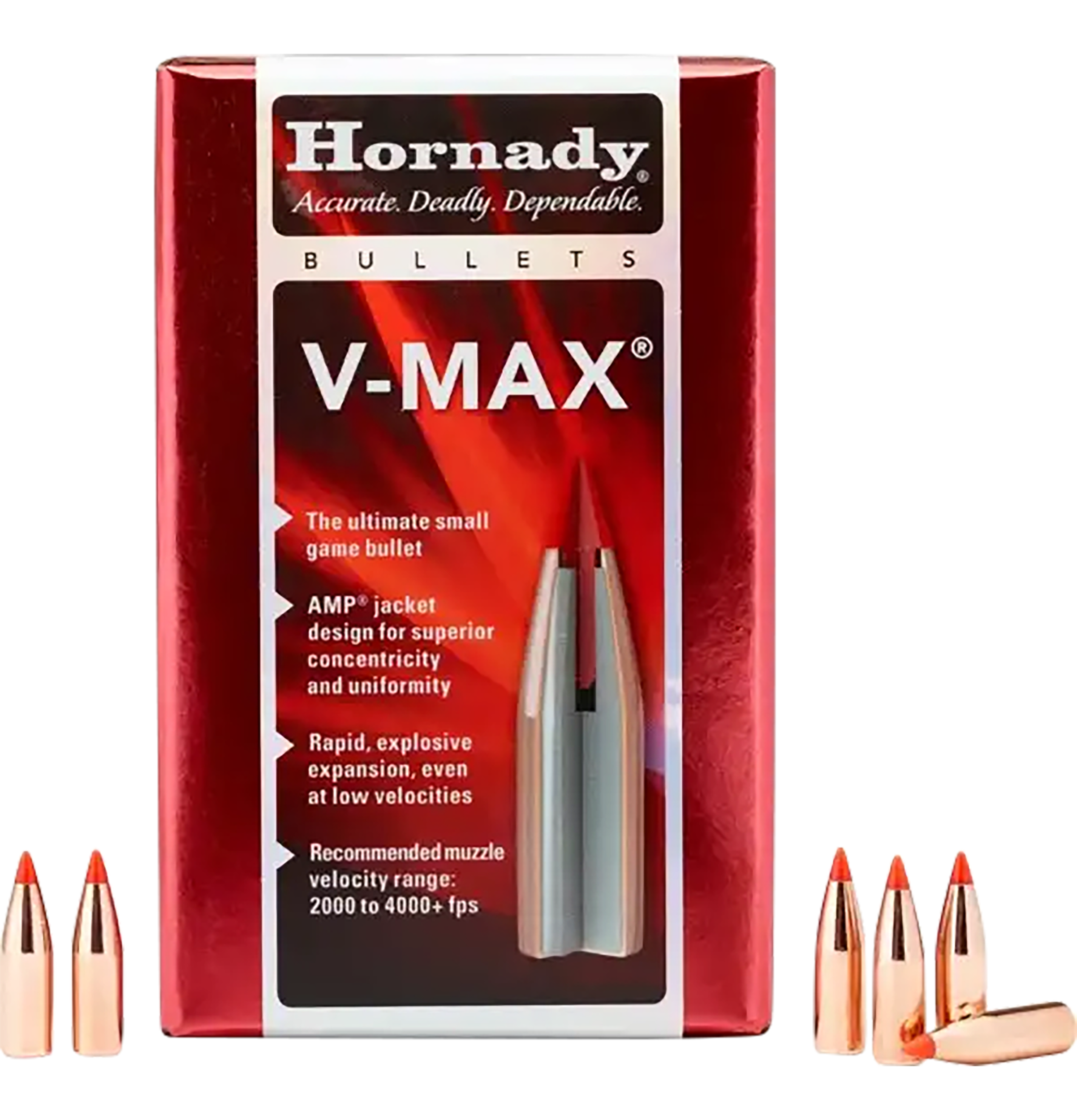 Hornady V-Max 55 Grain .224 Caliber Ballistic Tip Bullets - 100 Count - image 4 of 5