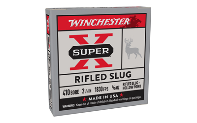 Winchester Super-X 410 Bore 2.5" Rifled Lead Slug Shotgun Ammunition