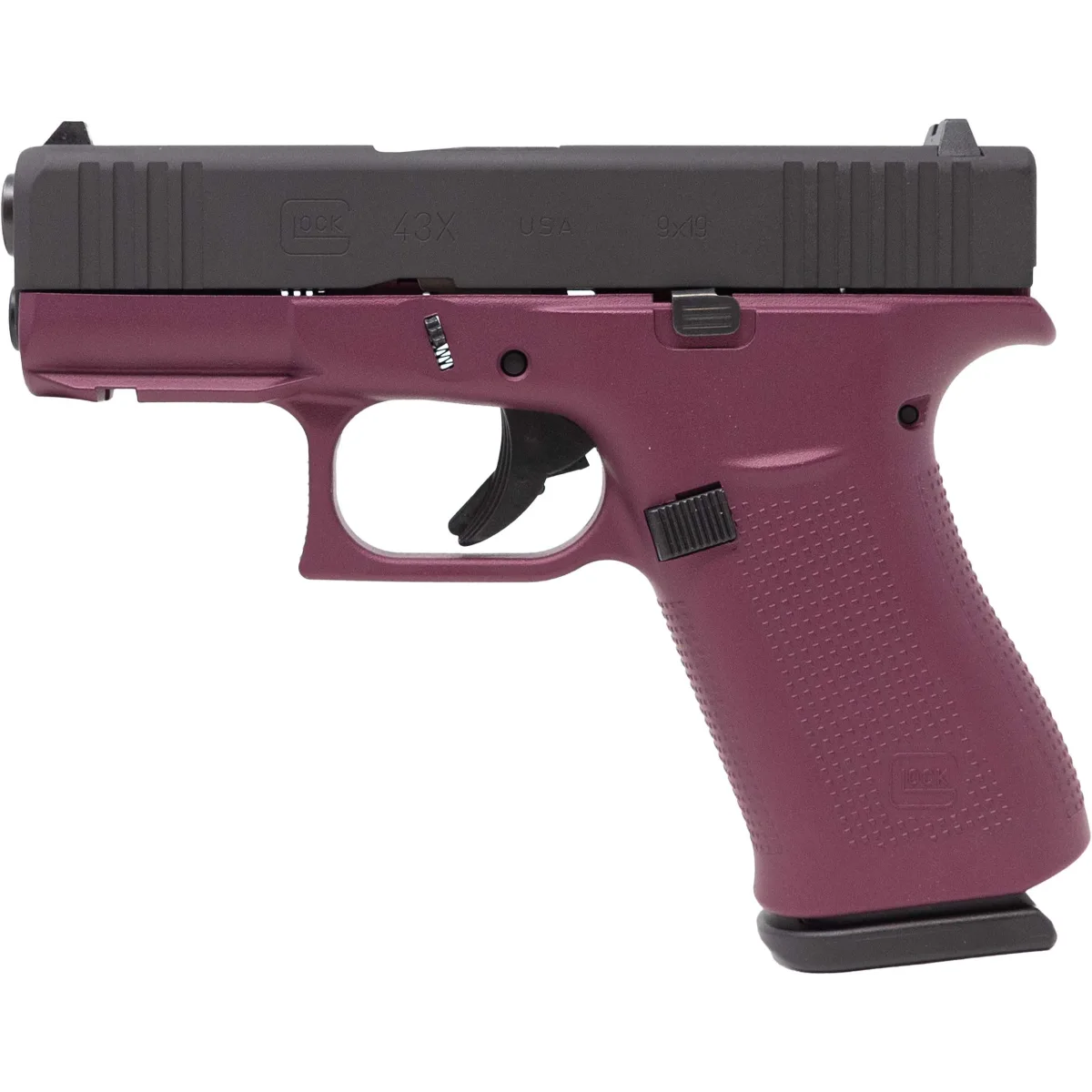 Glock 43X Black Cherry Elite Black 9mm 10-Rd Pistol