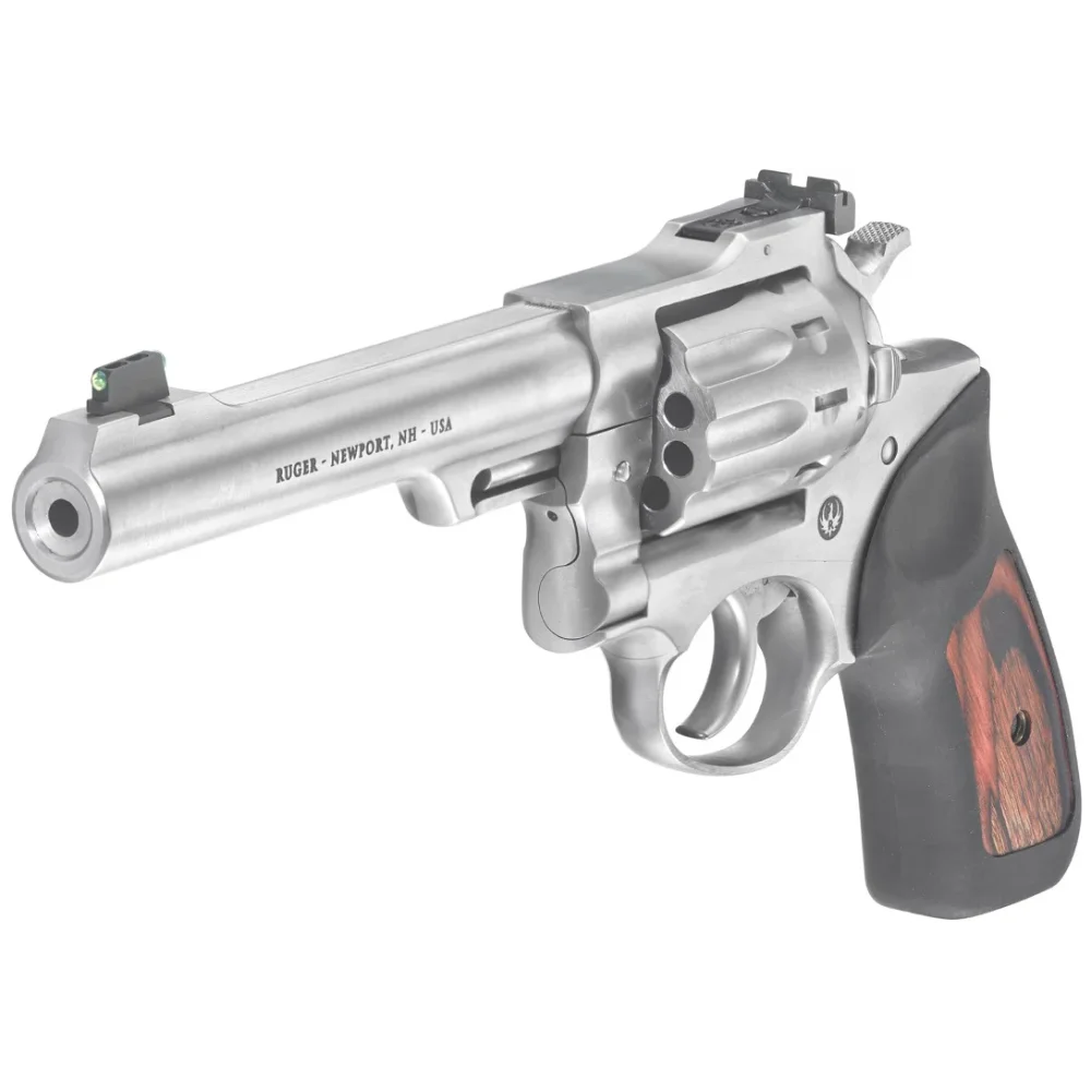 Ruger GP100 22 LR 5.5" 10-Rd Stainless Revolver