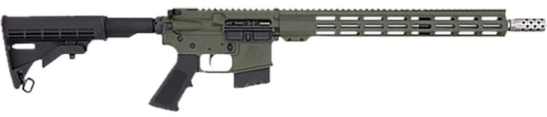 Great Lakes Firearms GL15400SSODG GLFA  400 Legend 5rd 16" Stainless Threaded Barrel, OD Green Cerakote Picatinny Rail Aluminum Receiver, Black Synthetic Stock, Mil-spec Polymer Grip
