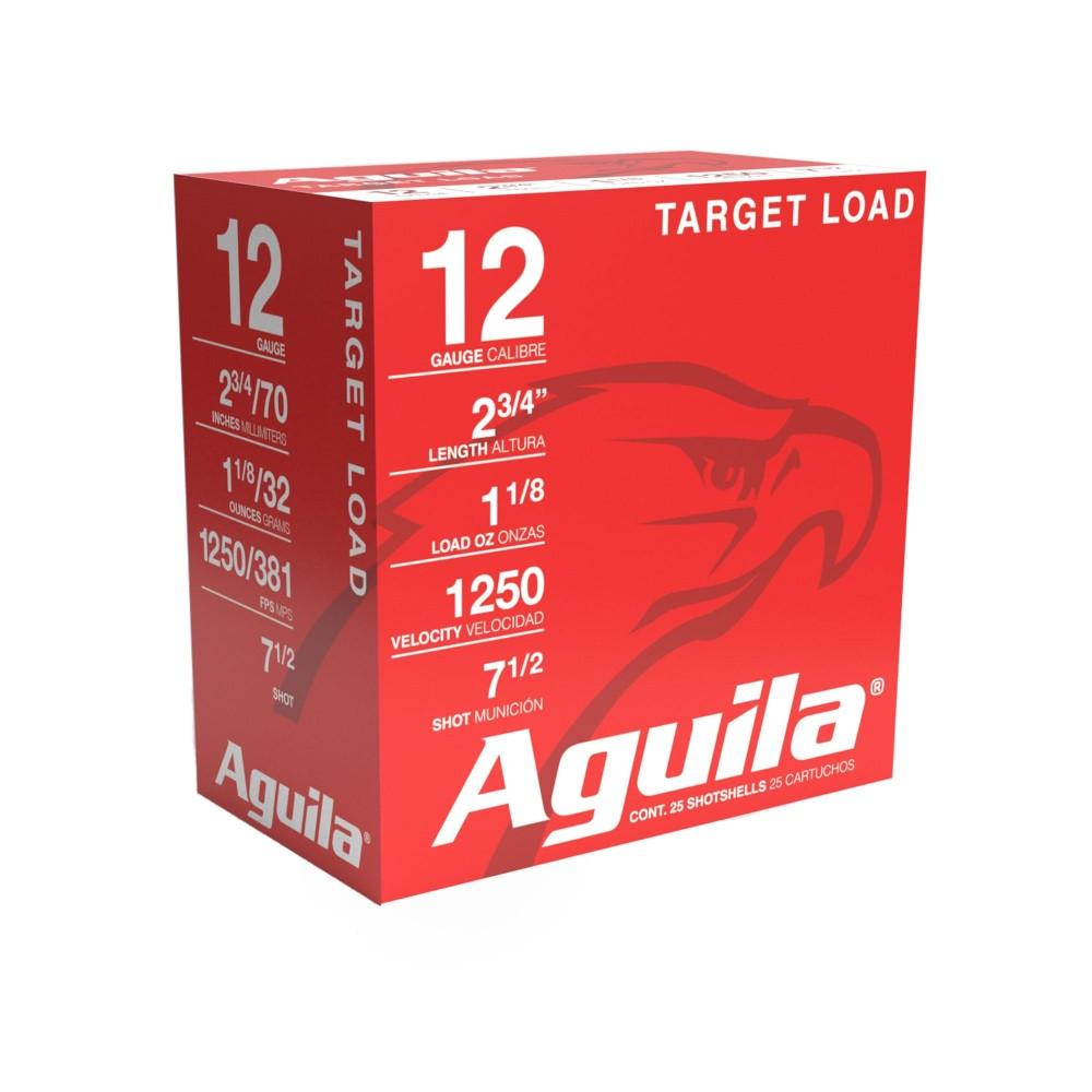 Aguila Target 12 Gauge 2-3/4" #7.5 1-1/8oz 1250fps 25rd