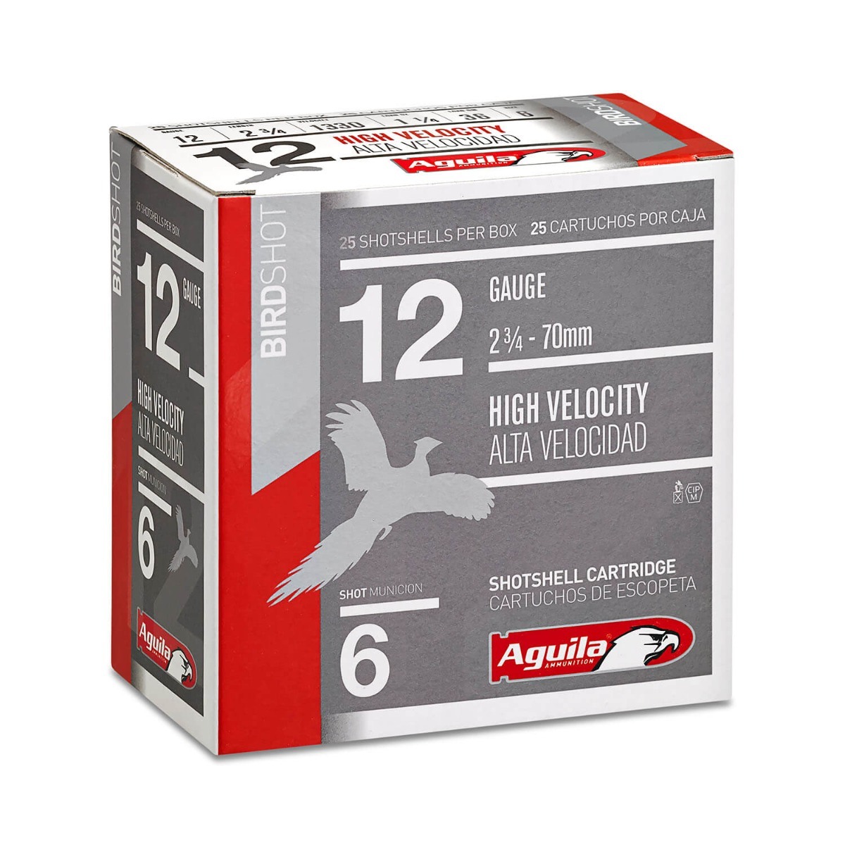 Aguila 12ga Birdshot 2.75" #6 Shot 1.25oz 25rd Box