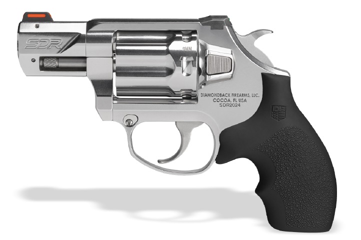 Diamondback SDR 9mm Revolver Polished Stainless 2" Barrel DA/SA