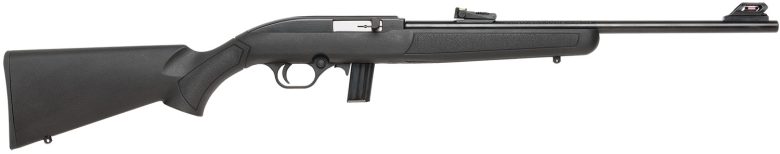 Mossberg 37071 702 Plinkster Bantam Youth 22 LR 10+1 18" Blued Steel Barrel, Blued 3/8" Dovetail Receiver, Black Fixed Synthetic Stock, Right Hand