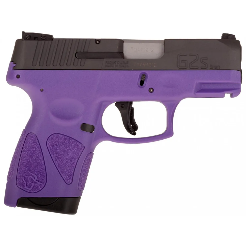 Taurus G2S 9mm Compact 3.26" Stainless Barrel Dark Purple Frame 7Rd