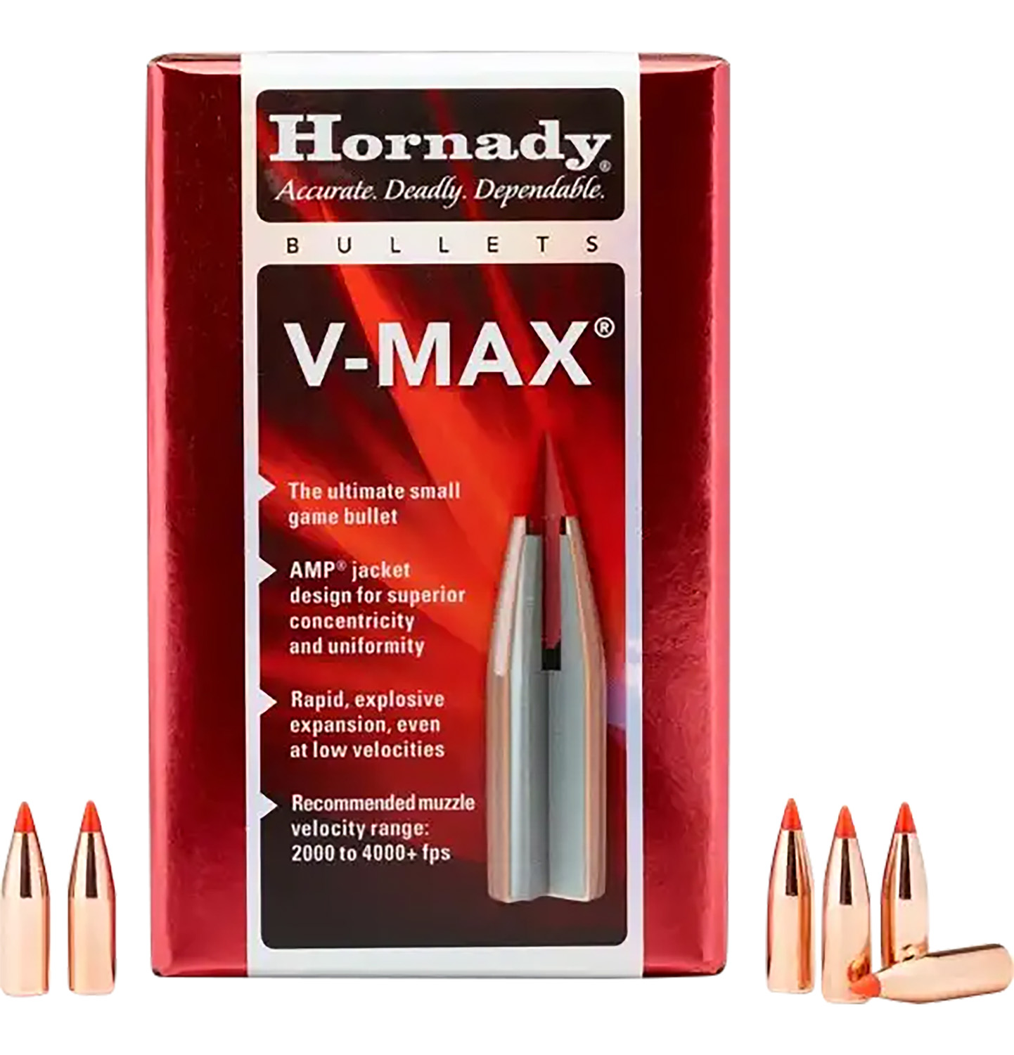 Hornady V-Max 55 Grain .224 Caliber Ballistic Tip Bullets - 100 Count - image 3 of 5