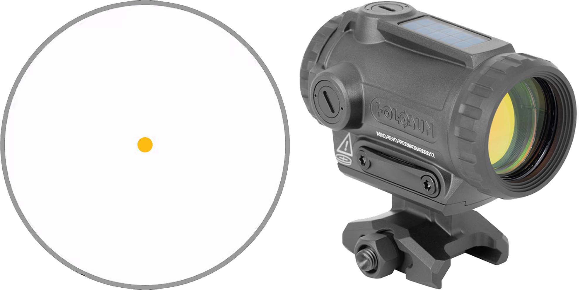 Holosun ARO EVO Gold Dot 2 MOA Red Dot Sight - image 5 of 5