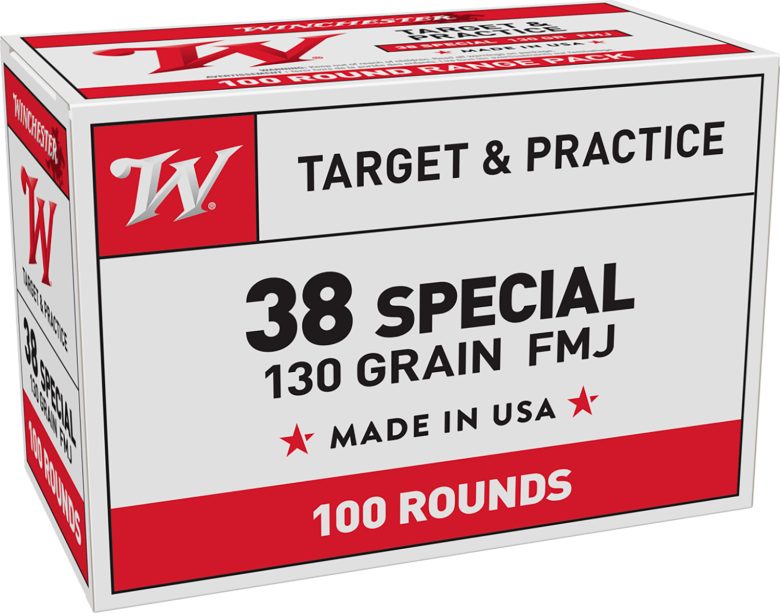 Winchester USA .38 Special 130gr FMJ 100rd Value Pack