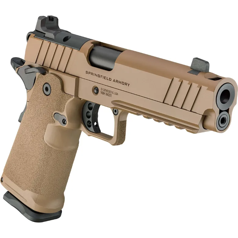 SPRINGFIELD AMRORY 1911 DS PRODIGY COMP FDE 9MM 5" 20-RD SEMI-AUTO PISTOL