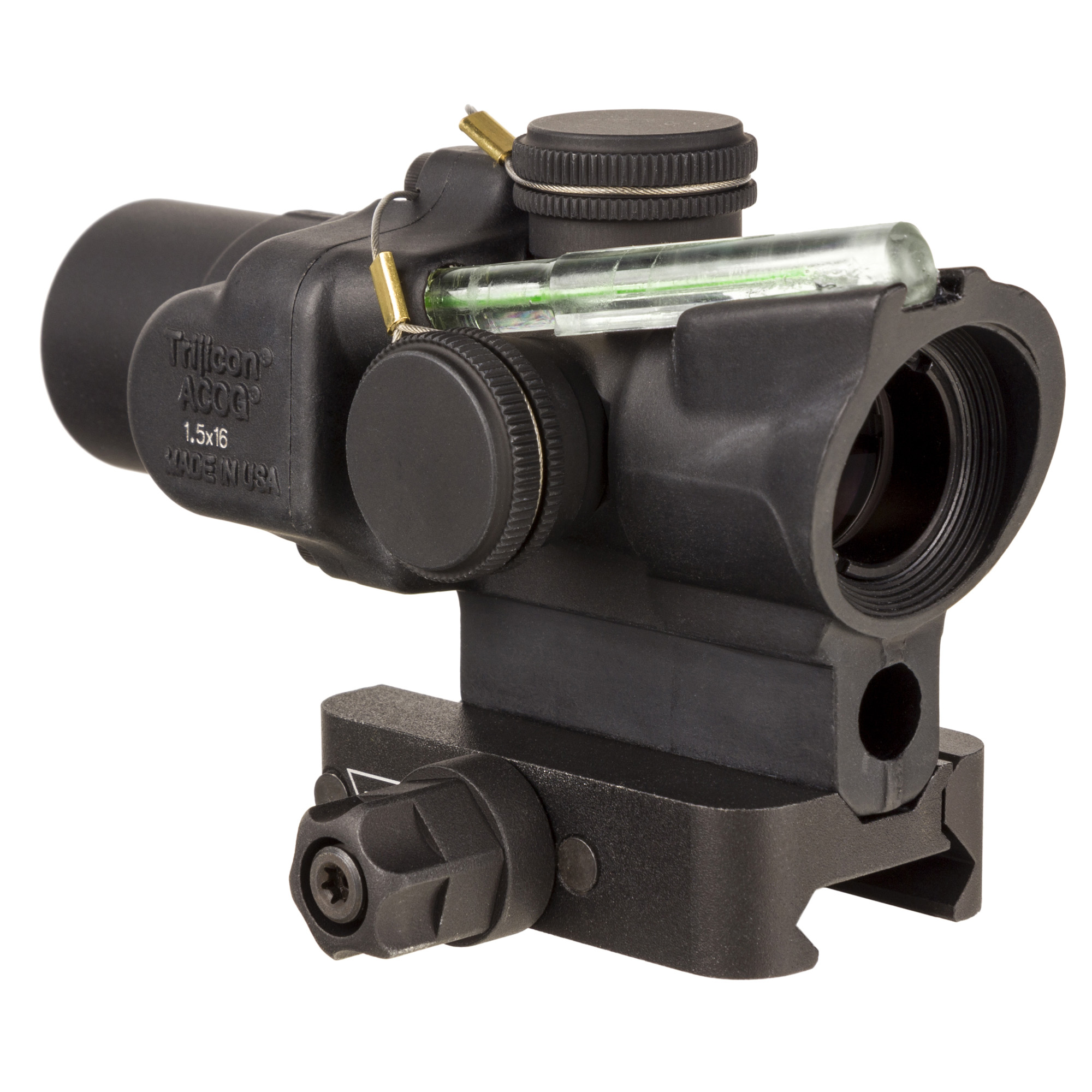 Trijicon ACOG TA44-C-400329 1.5X16mm Dual Illuminated Green Ring & 2 MOA Dot with Q-LOC Mount - Black Matte - image 2 of 10