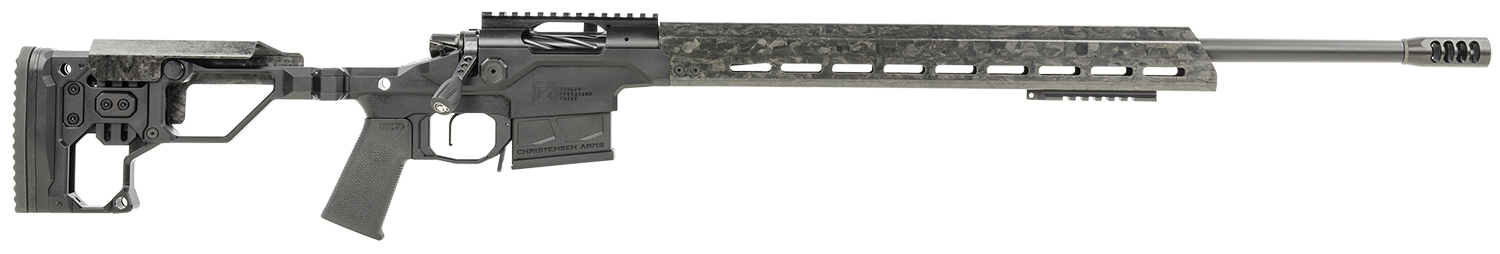 Christensen Arms 8010301700 Modern Precision 300 PRC 26" Threaded Carbon Fiber Barrel 5+1, Black Nitride Finish, Tungsten Anodized Folding Stock, Polymer Grip