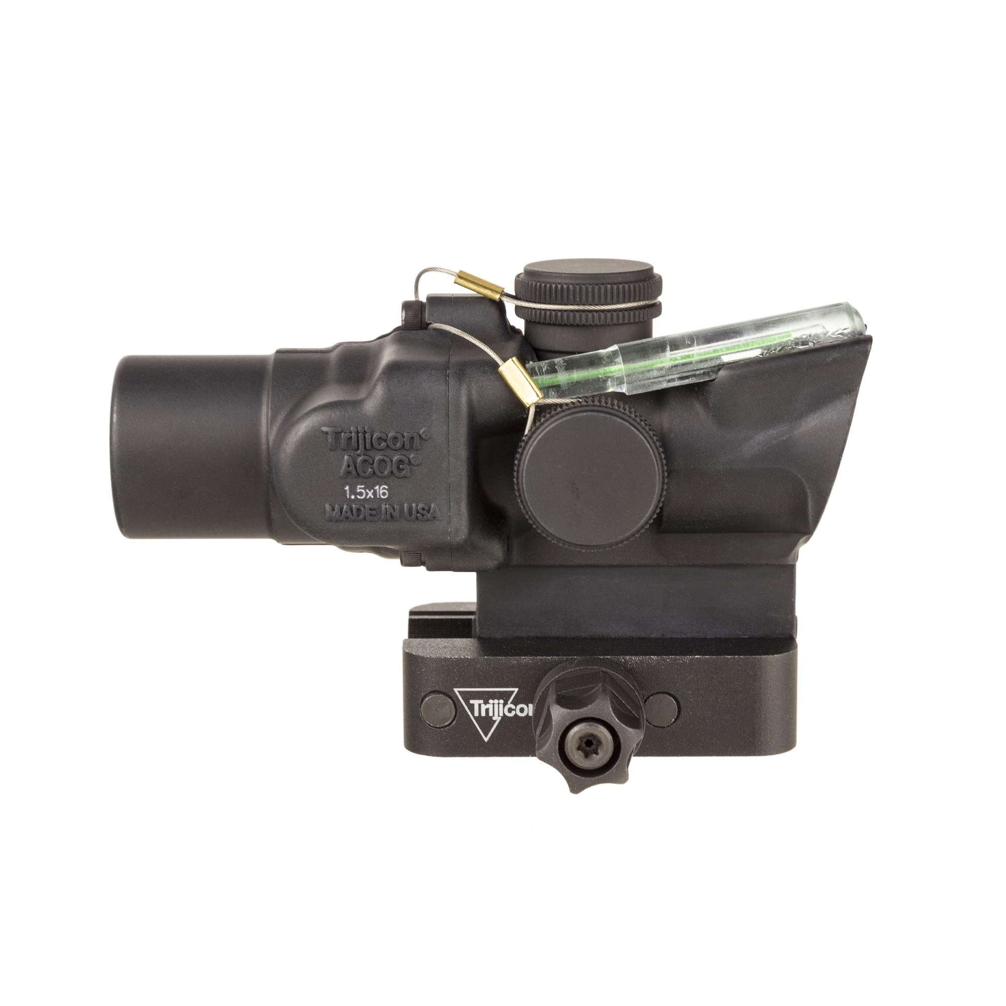 Trijicon ACOG TA44-C-400329 1.5X16mm Dual Illuminated Green Ring & 2 MOA Dot with Q-LOC Mount - Black Matte - image 9 of 10