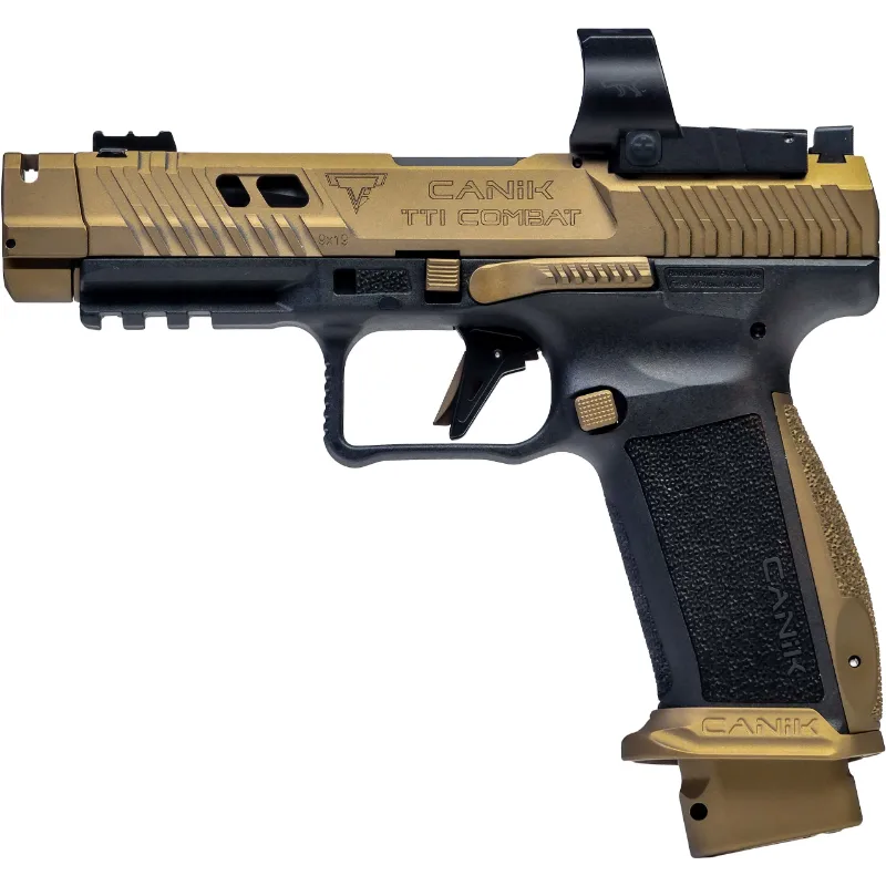 Canik TTI Combat MO3 Optic 9mm Burnt Bronze 18rd Pistol