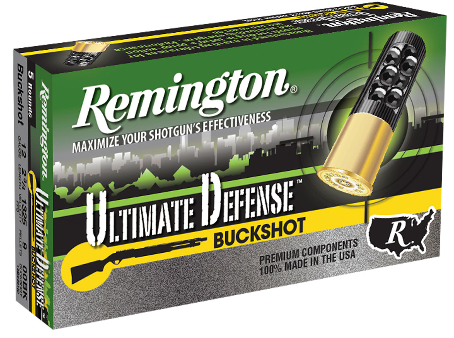 Remington Ultimate Defense Buckshot Load 12 Gauge 2-3/4" 00 Buck - image 2 of 4