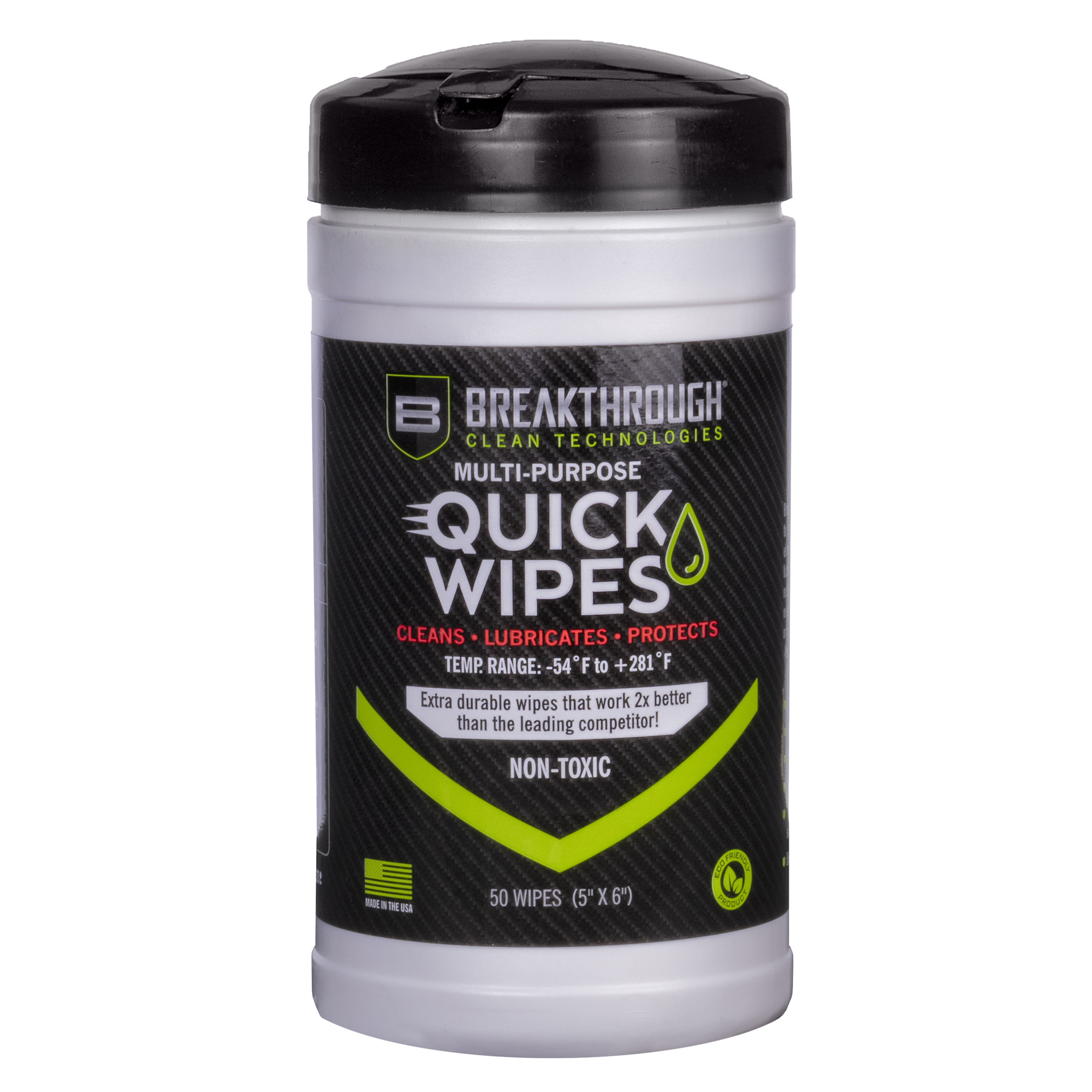 Breakthrough Clean Technologies Quick Wipes - 50 Count