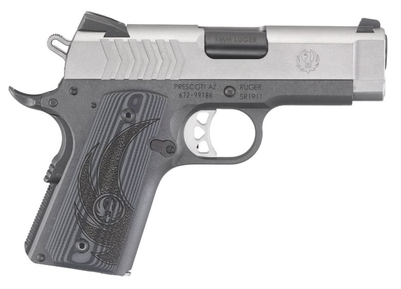 Ruger 6758 SR1911 LW Officer 9mm 3.6 8+1 G10