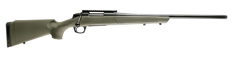CVA CR3919G Cascade  7mm PRC 2+1 24" Graphite Black Cerakote Threaded Barrel, Graphite Black Cerakote Picatinny Rail Steel Receiver, OD Green Synthetic Stock