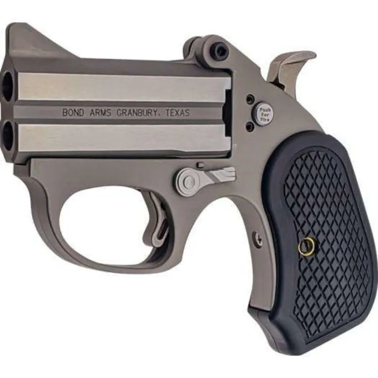 Bond Arms Honey B 22 Magnum Derringer – 3" Barrel Rough Stainless Black Grip