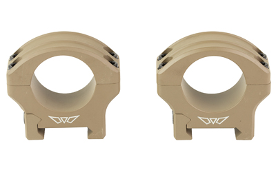 Warne HyperLite 1" Low Rings - Dark Earth Cerakote - image 2 of 6