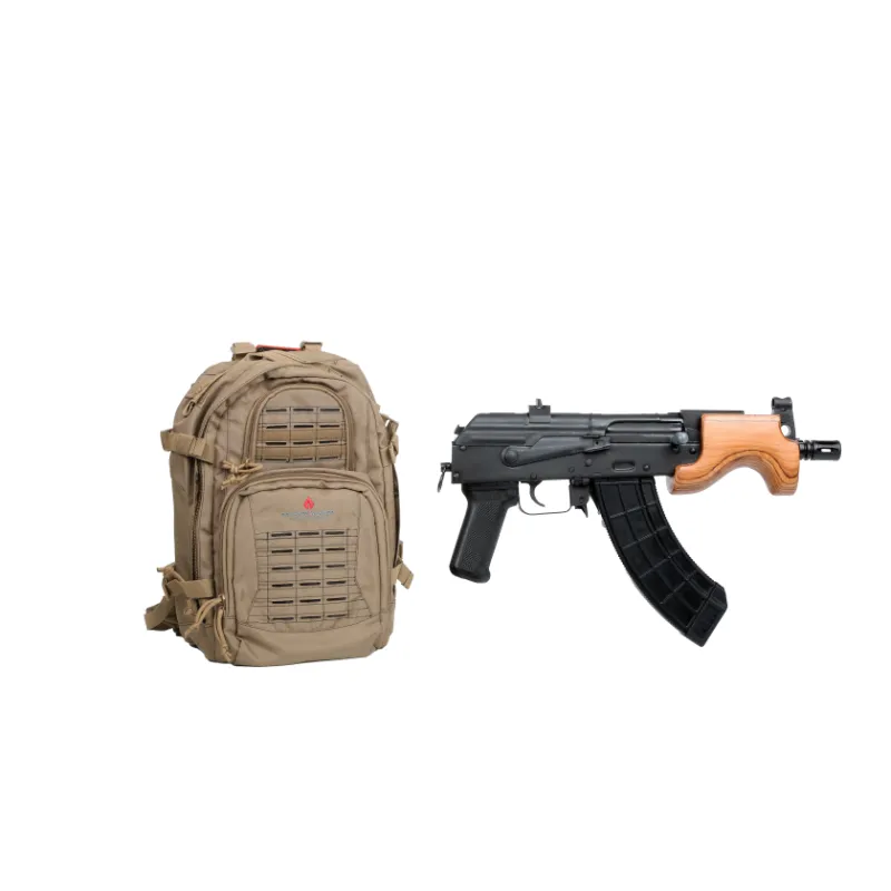 CENTURY ARMS MICRO DRACO 7.62X39 TAN AWS BACKPACK | 4 MAGAZINES