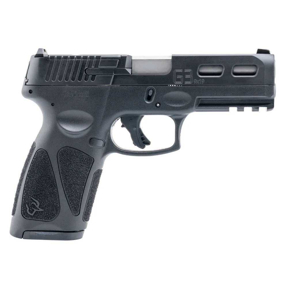 TAURUS G3 9MM BLK/BLK 4" 17+1 OR Slide Cut