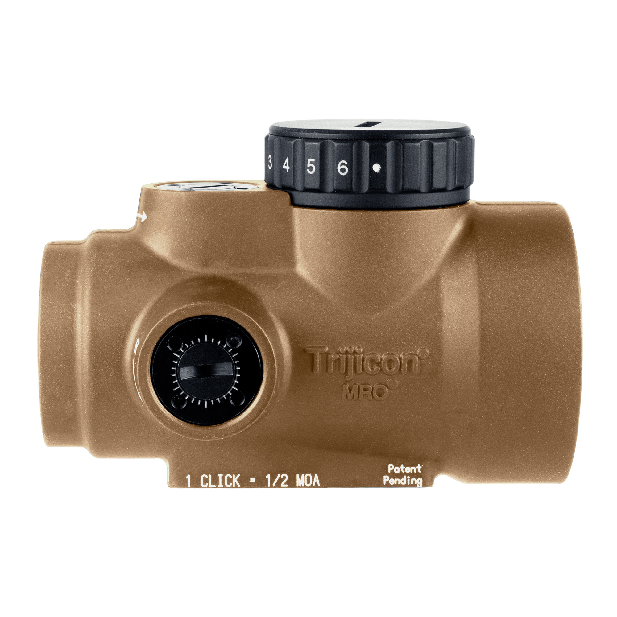 Trijicon MRO SD Red Dot Sight, 25mm, 2 MOA Dot, Coyote Brown
