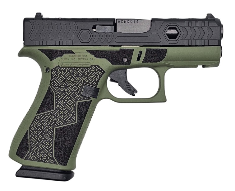 Glock 43X C4 Kavorka 9mm OD Green 10rd Pistol