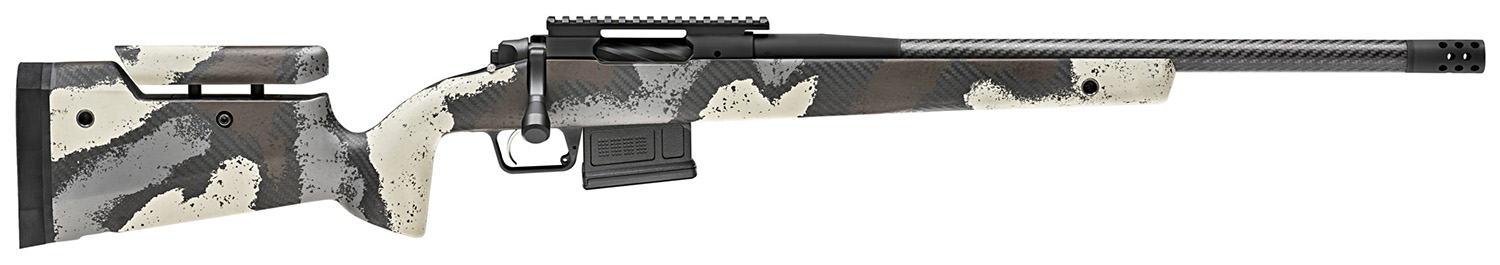 Springfield Armory BAW9206CMCFDA 2020 WayPoint 6mm Creedmoor 5+1 20" CF Ridgeline Camo Hybrid Profile w/Adj Cheek Comb & M-LOK Stock Desert Verde Cerakote Right Hand