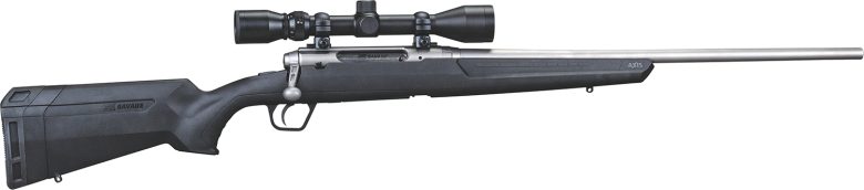 Savage Arms 57289 Axis XP 6.5 Creedmoor 4+1 22", Matte Stainless Barrel/Rec, Black Synthetic Stock, Includes Weaver 3-9x40mm Scope