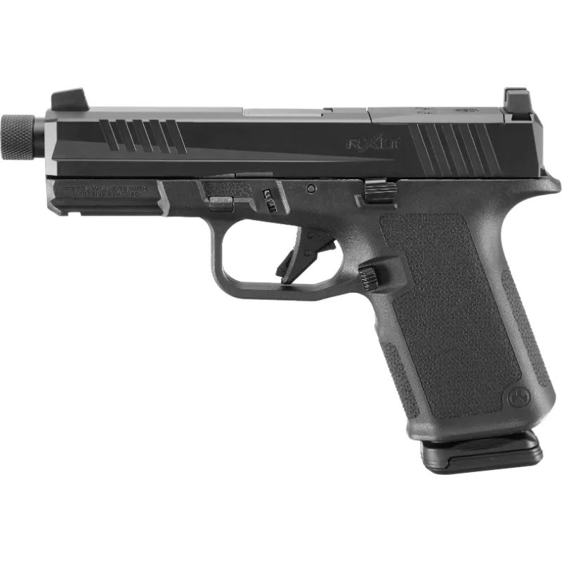 Ruger RXM 9mm 4.5" Threaded Barrel Optic-Ready Black Cerakote 15Rd Pistol