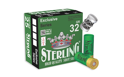 Sterling Exclusive 12 Gauge #6 Shot 2.75" 1 1/8oz 25rd Low Recoil Shotshells