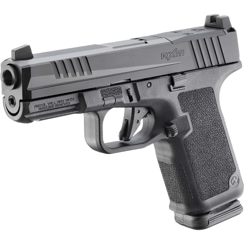 Ruger RXM Stealth Gray 9mm 4" Optic-Ready Tritium Sight 15+1 Flat Trigger Gray Cerakote Pistol
