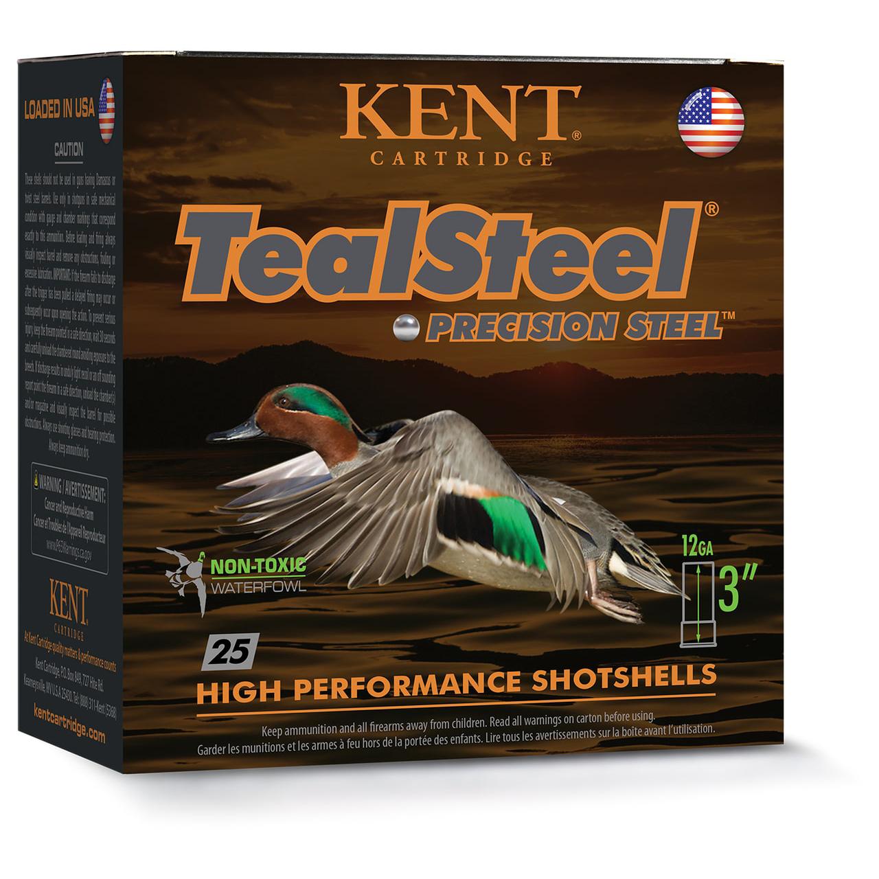 Kent Teal Steel 12GA 2.75" #6 Shot 1-1/4oz 1300fps 25rd Box