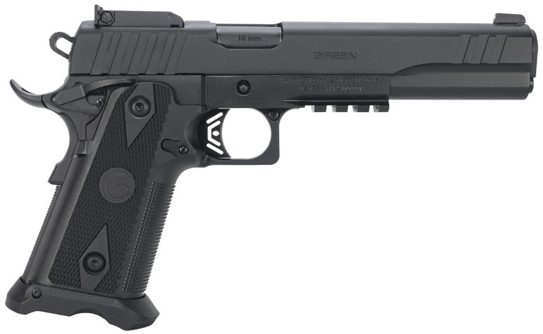 Girsan 395075 Witness2311 10mm Auto 15+1 6" Black Steel Barrel, Black Optic Ready/Serrated Steel Slide, Black Polymer Frame w/Beavertail & Picatinny Rail, Black Checkered Polymer Grip, Ambidextrous