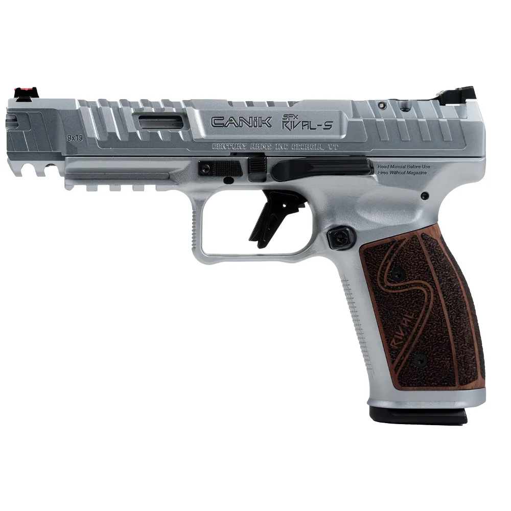 Canik SFx Rival-S 9mm 5" SS Optic Ready 18+1 Rosewood Grip Pistol