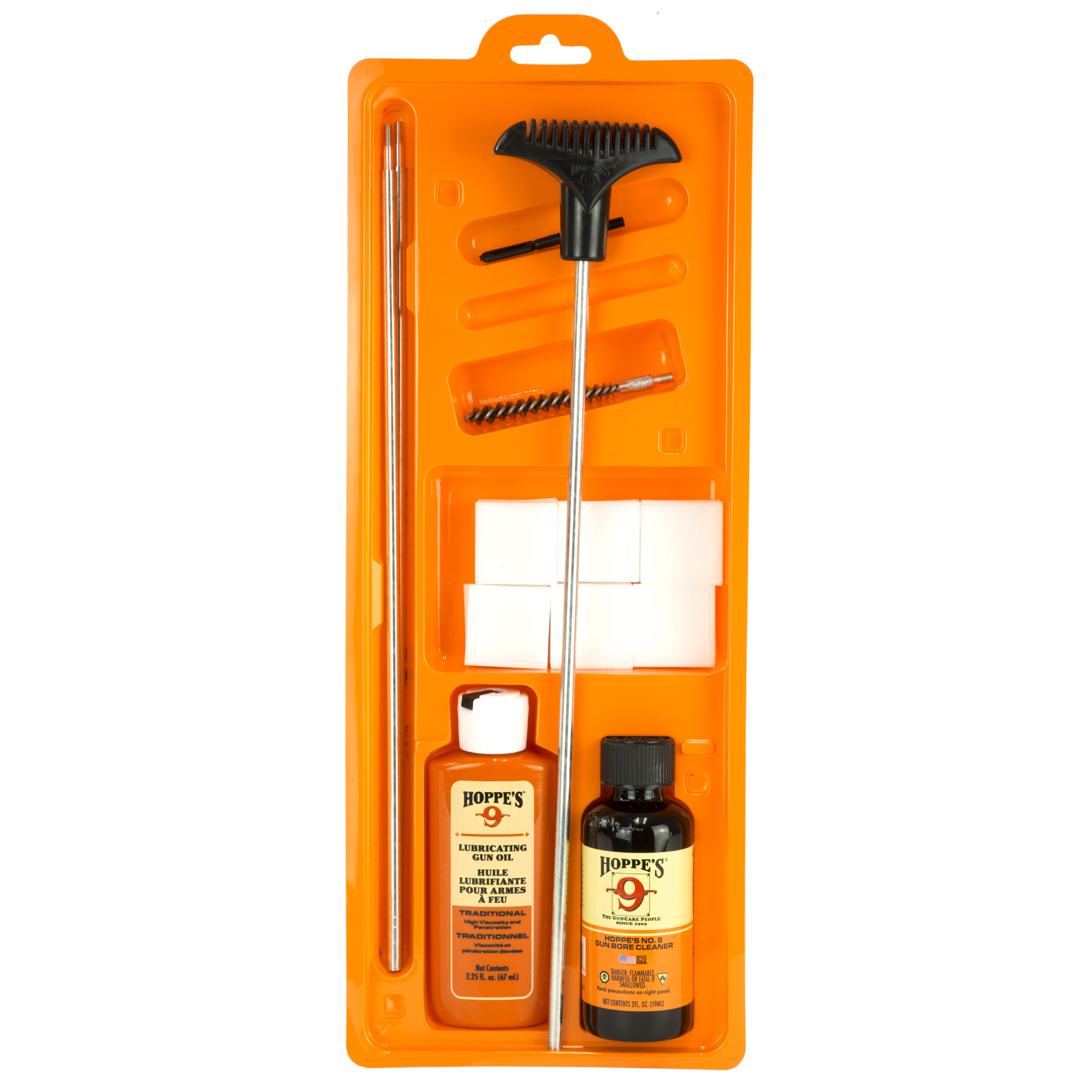 Hoppe's Rifle Cleaning Kit .243-.257 Caliber 6mm 6.5mm