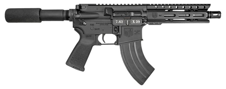 Diamondback DB15 7.62x39 28+1 7" Black Carbon Pistol