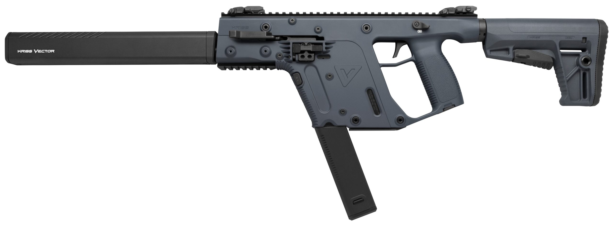 Kriss Vector CRB .45 ACP Combat Grey 16" Rifle – 30+1 Semi-Auto Tactical