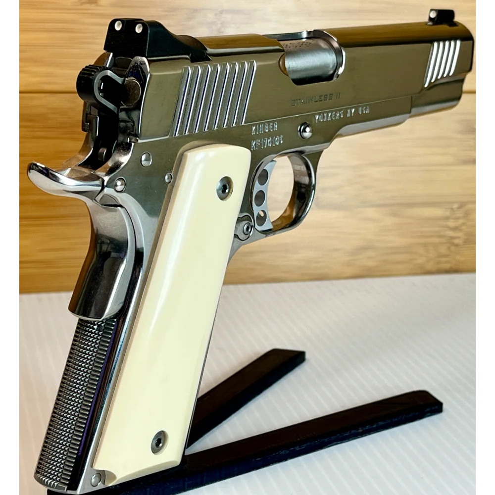 Kimber High Polish Stainless II 1911 38 Super Pistol 9RD
